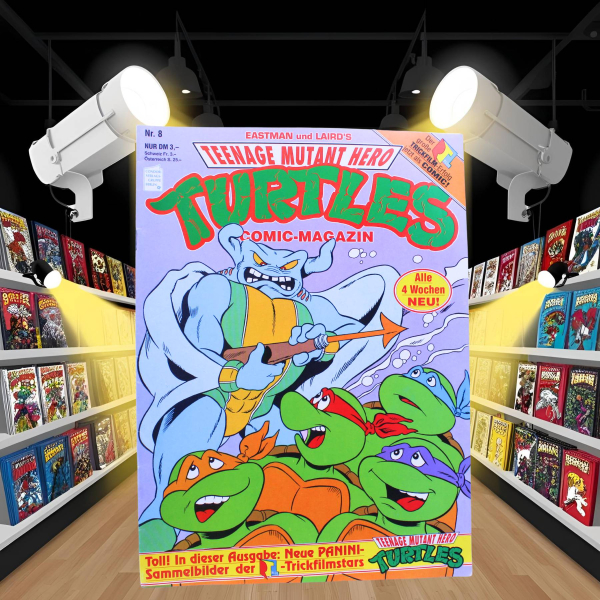 Teenage Mutant Hero Turtles Comic Nr. 8 (1991) Condor | Der unglaubliche Manta-Mann | Hoppla Stuff